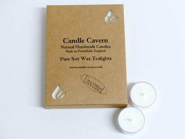 Pure Soy Wax Tealights - 72 - Unscented