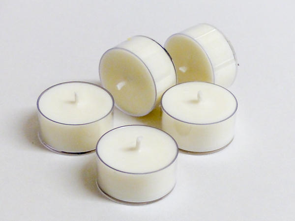 Pure Soy Wax Tealights x 24 - Unscented